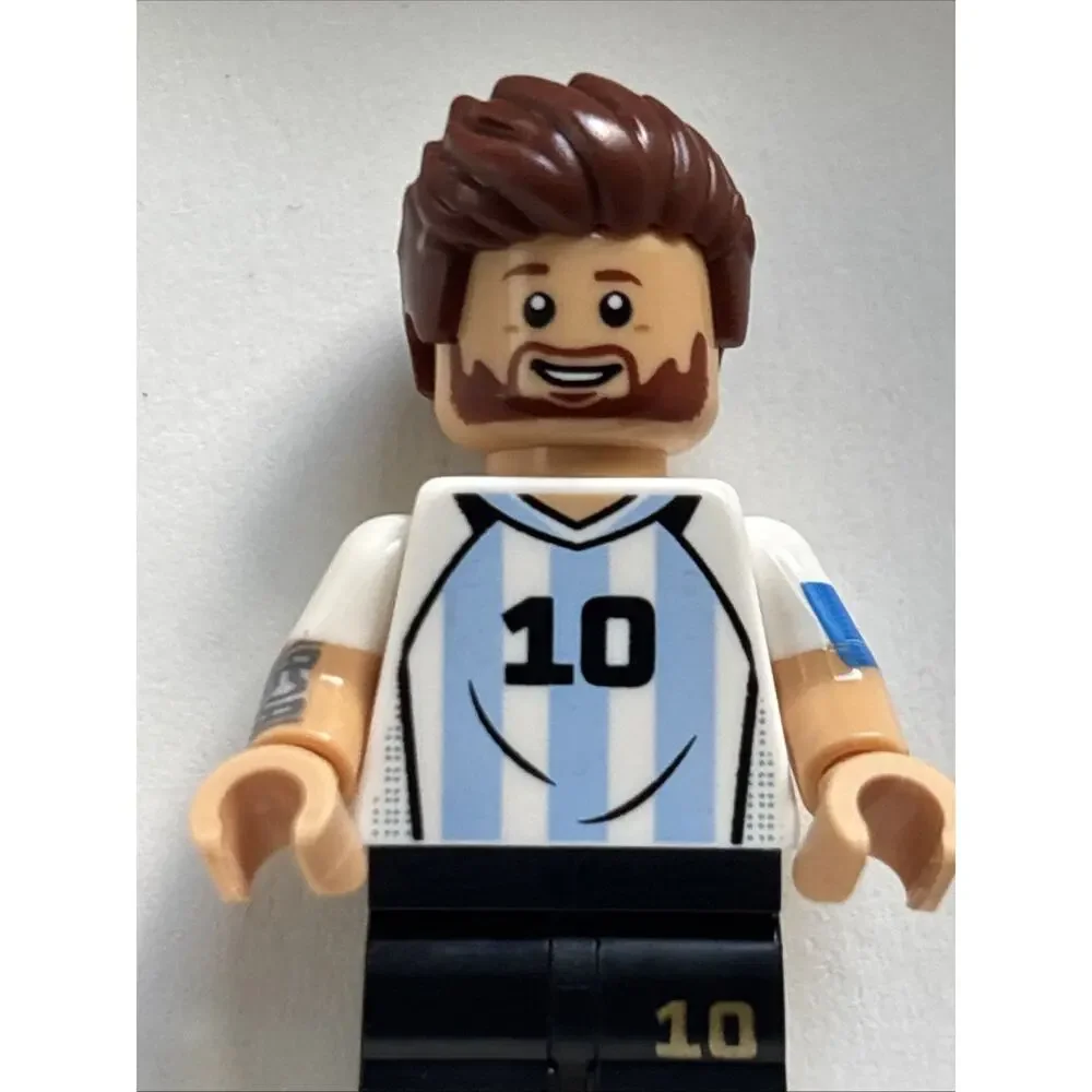 Lego Lionel Messi Minifigure #edi002 Brand New Argentina Set #43011 World Cup